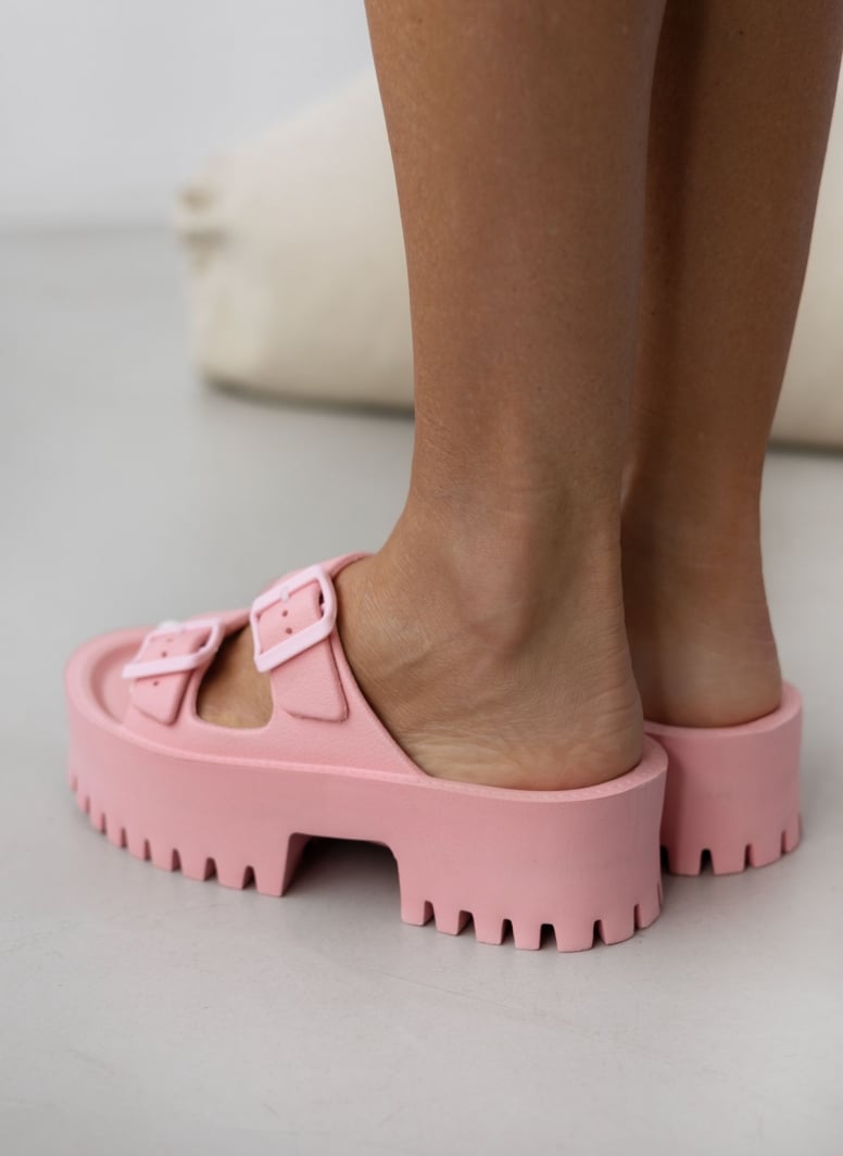 Σανδάλια platforms sporty με φάσες
