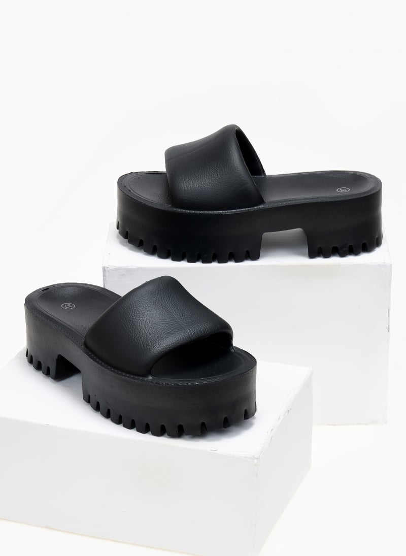 Σανδάλια sporty platforms με φαρδιά φάσα