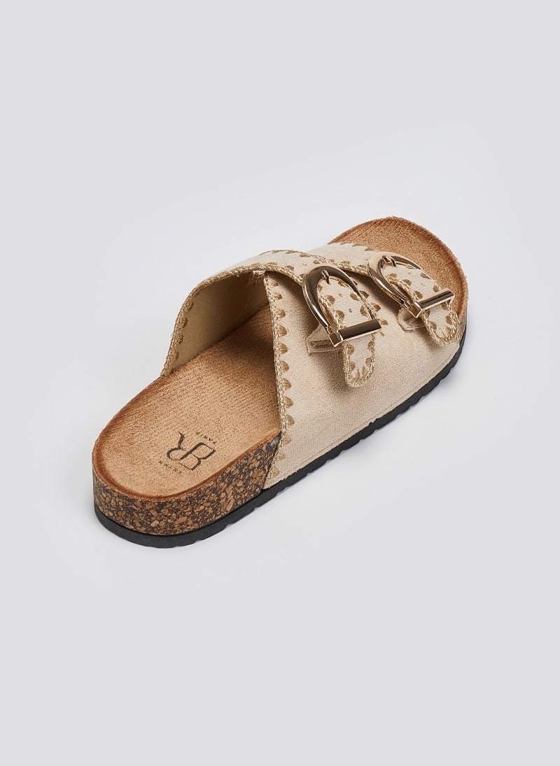 Σανδάλια suede με τοκάδες ERYNN
