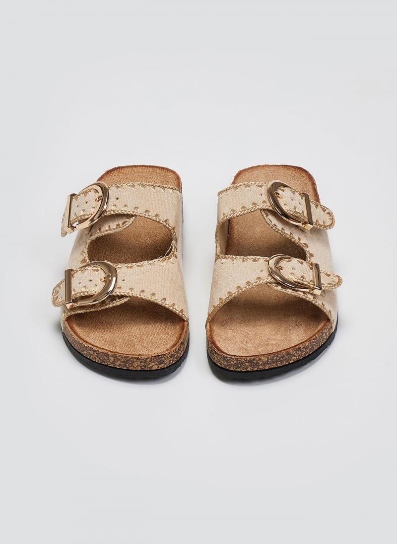 Σανδάλια suede με τοκάδες ERYNN