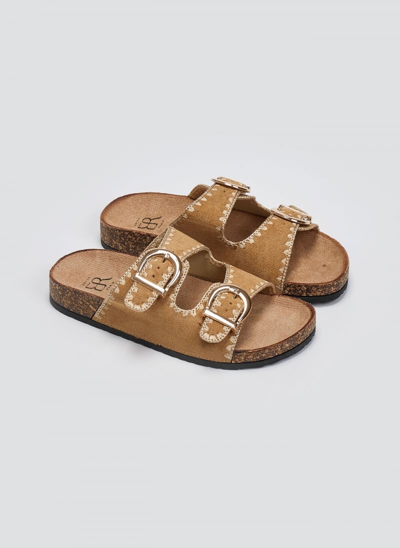 Σανδάλια suede με τοκάδες ERYNN