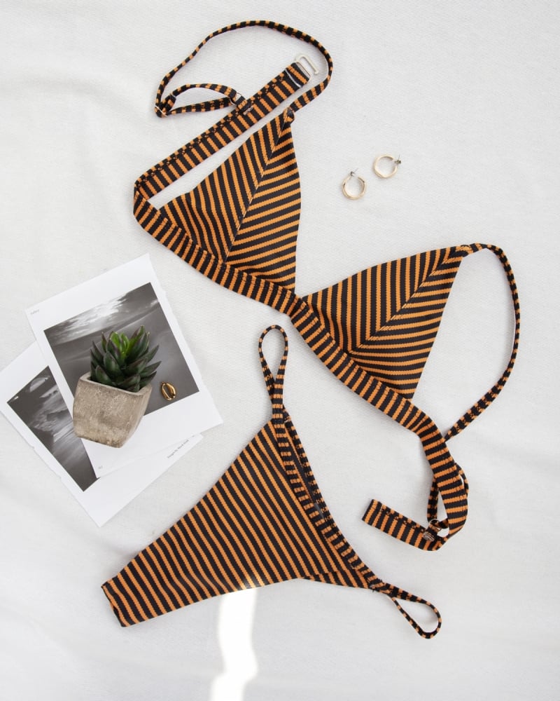 Σετ bikini με ρίγες