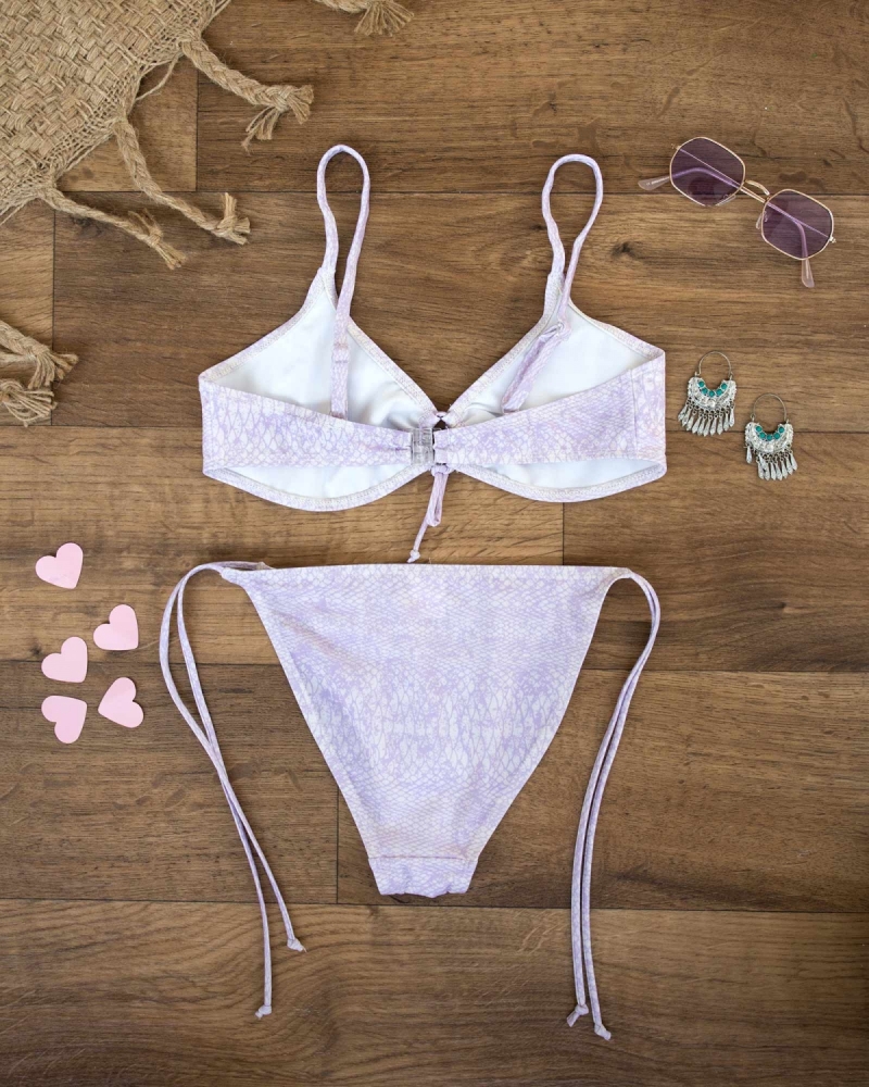 Σετ bikini με σχέδιο φίδι