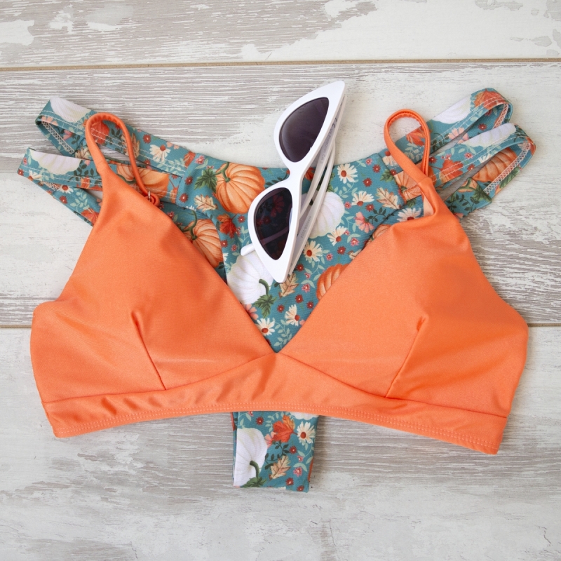 Σετ brazilian bikini με διπλό λάστιχο