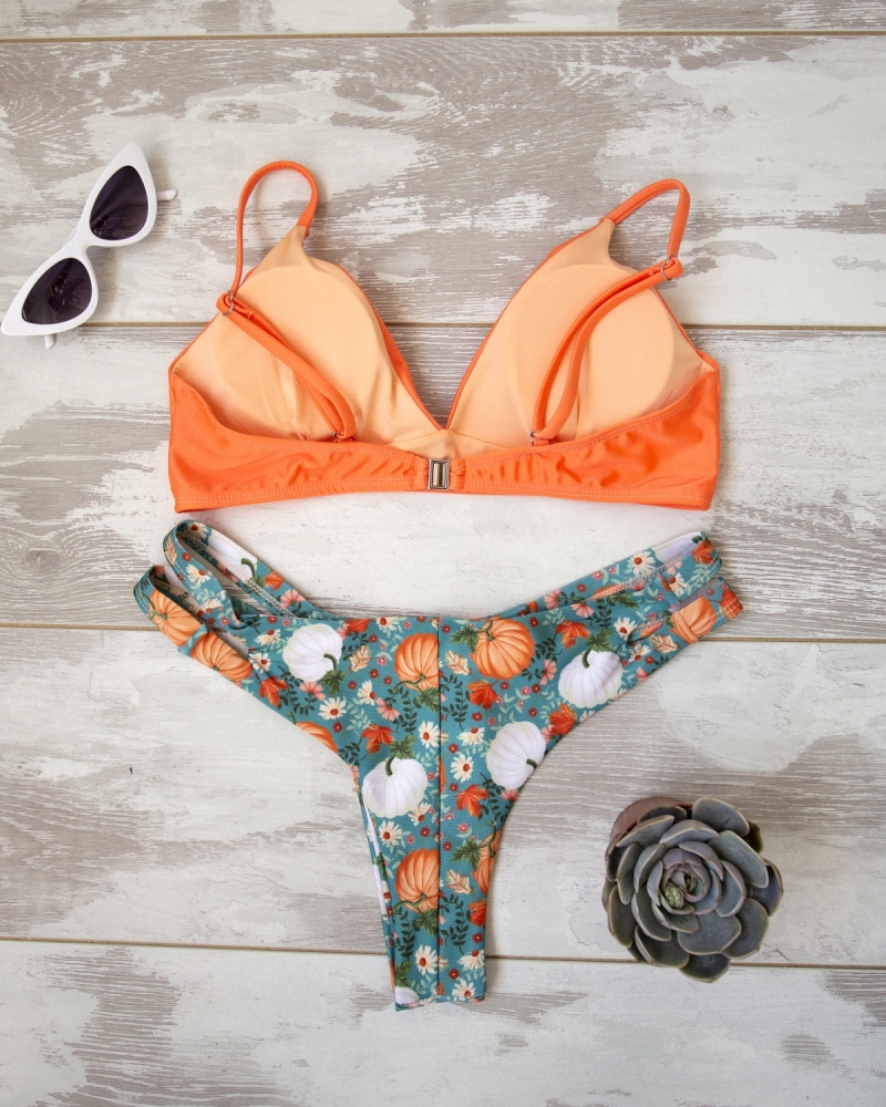 Σετ brazilian bikini με διπλό λάστιχο