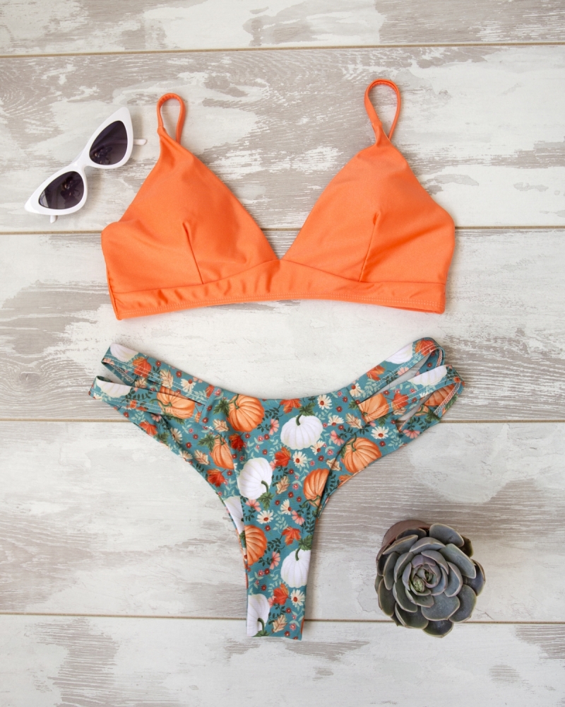 Σετ brazilian bikini με διπλό λάστιχο