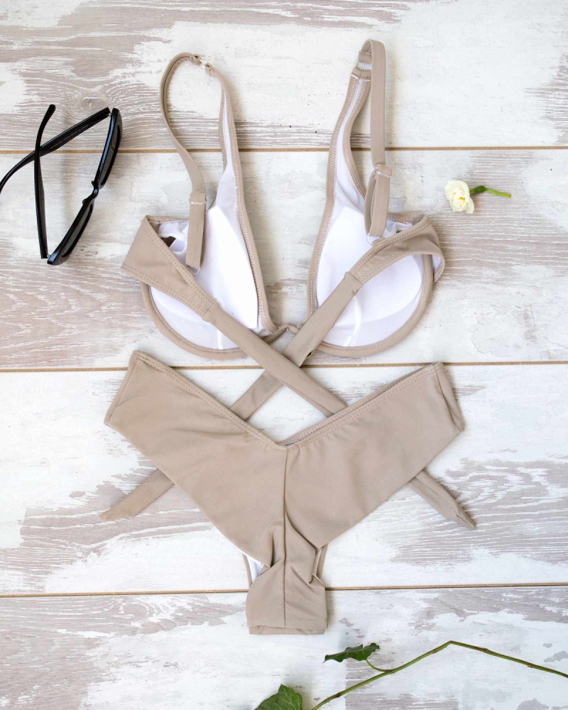 Σετ brazilian bikini με μπανέλα