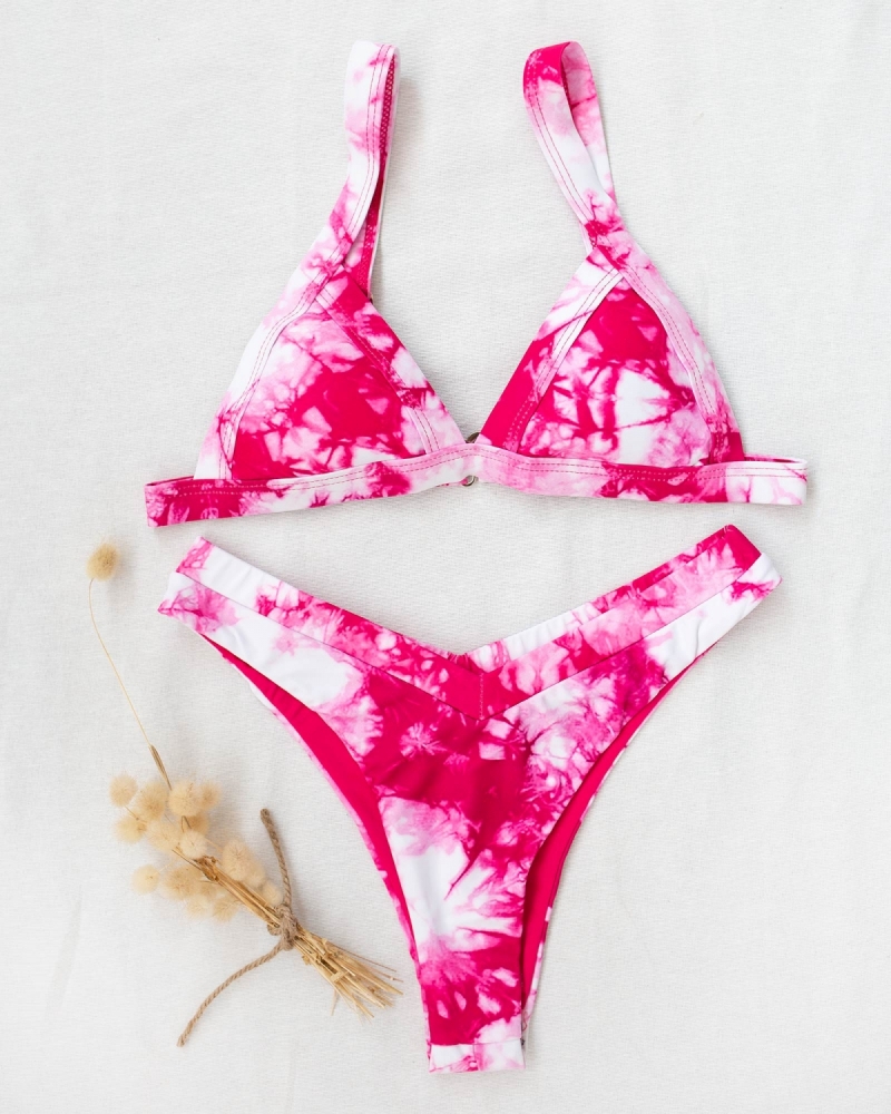 Σετ brazilian tie dye bikini