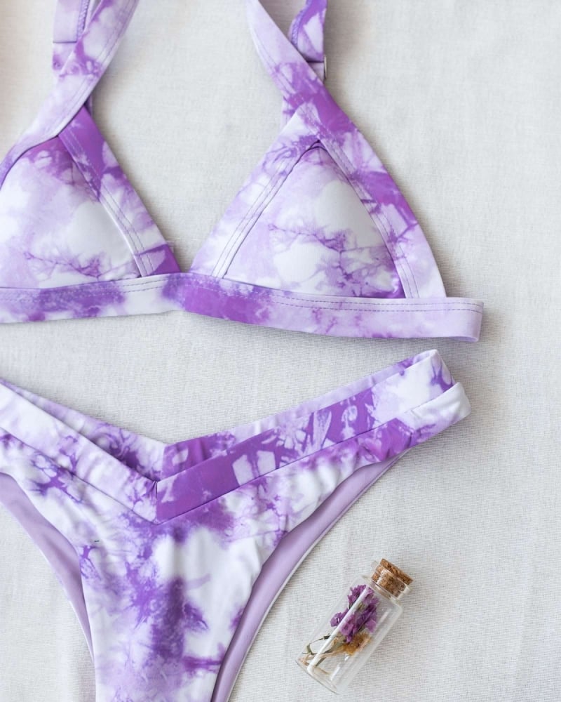 Σετ brazilian tie dye bikini
