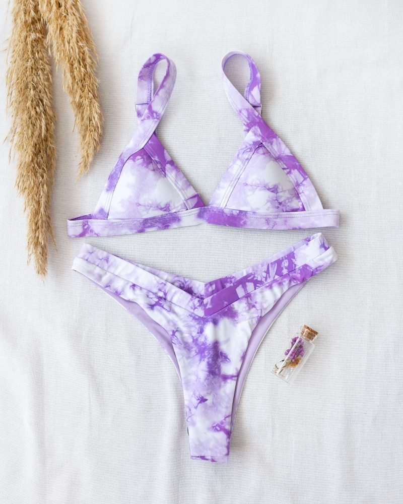 Σετ brazilian tie dye bikini