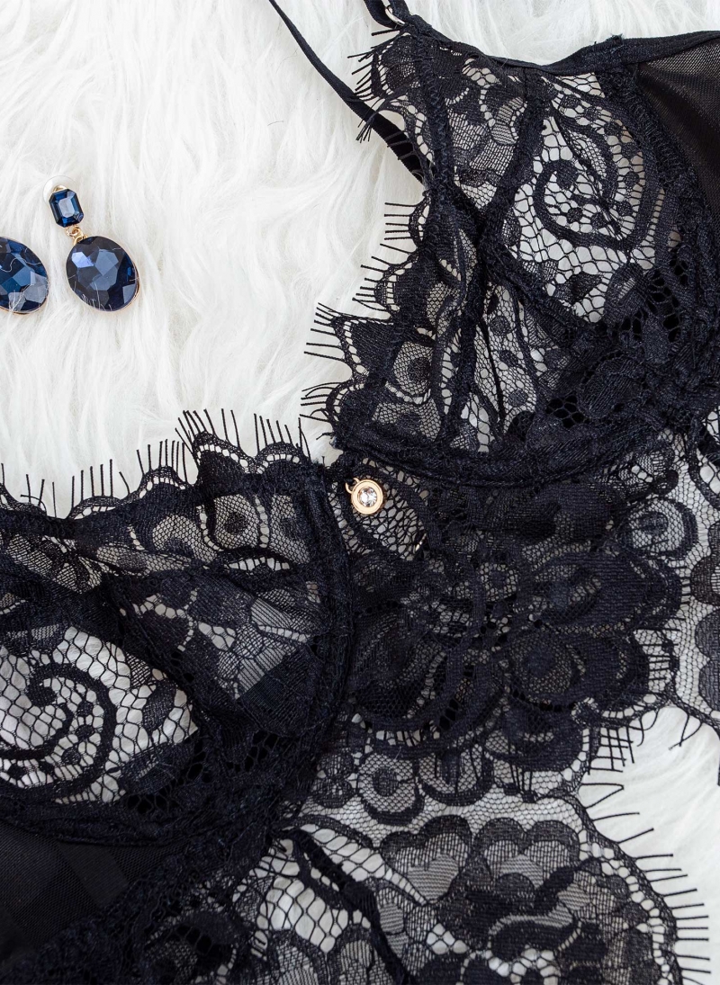 Σετ εσώρουχα από δαντέλα με bralette