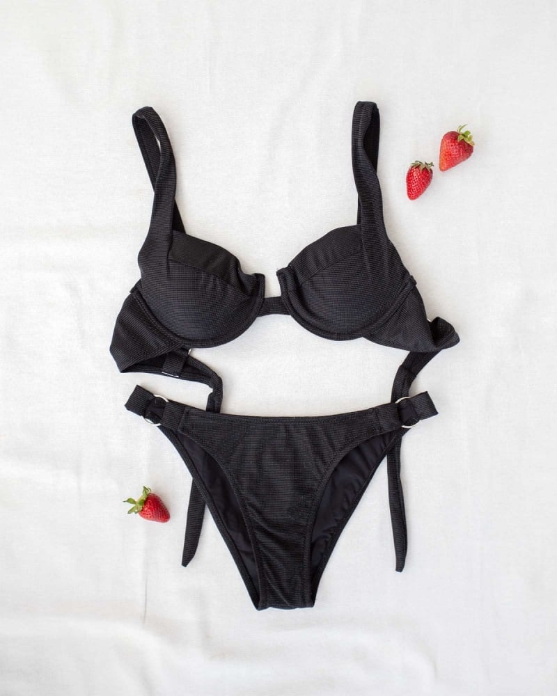 Σετ lurex bikini με κρίκους
