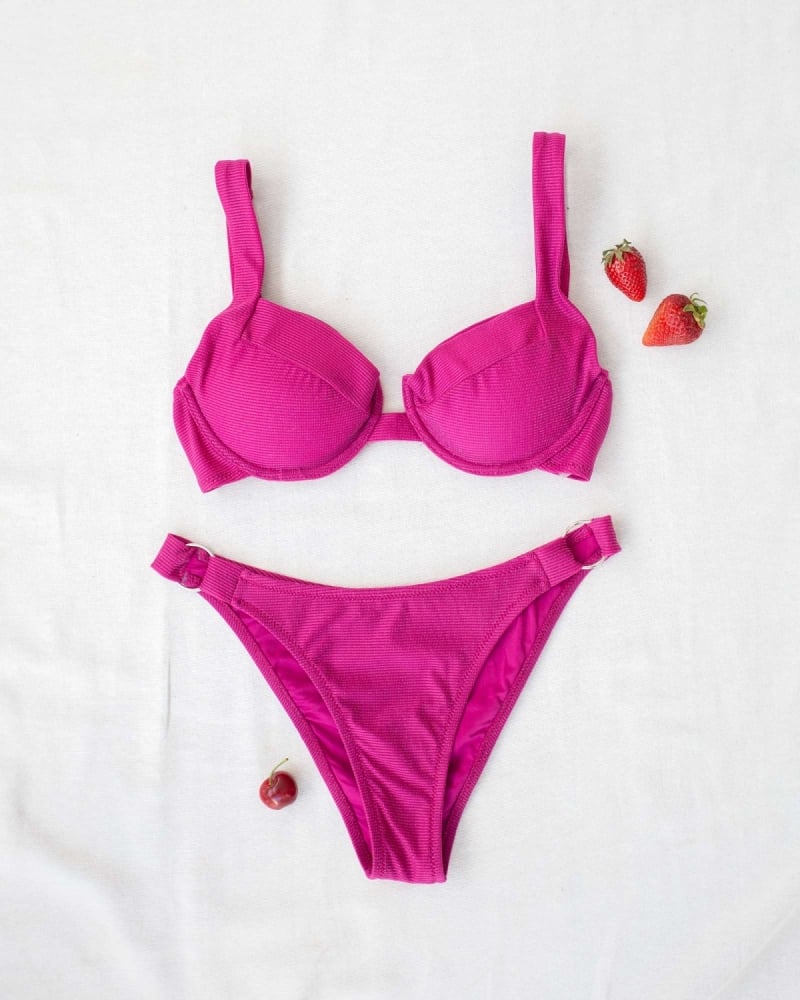 Σετ lurex bikini με κρίκους