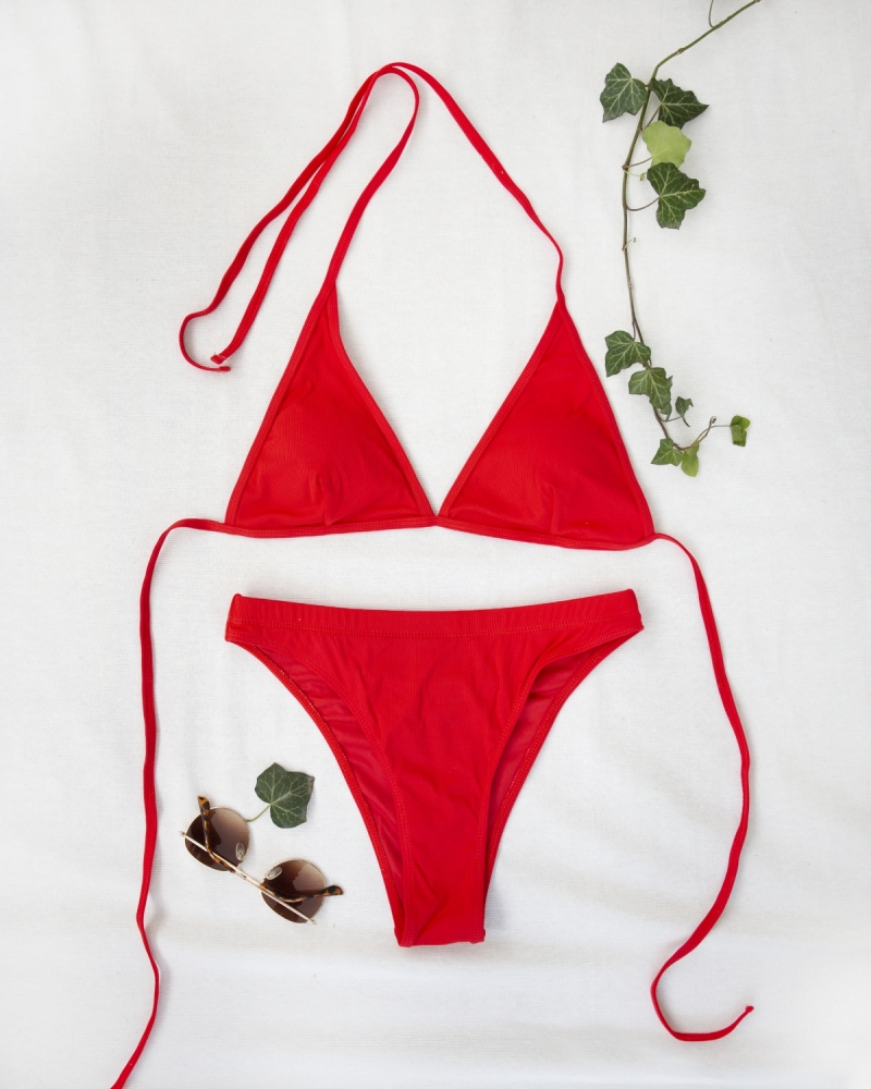 Σετ ψηλόμεσο ριπ bikini