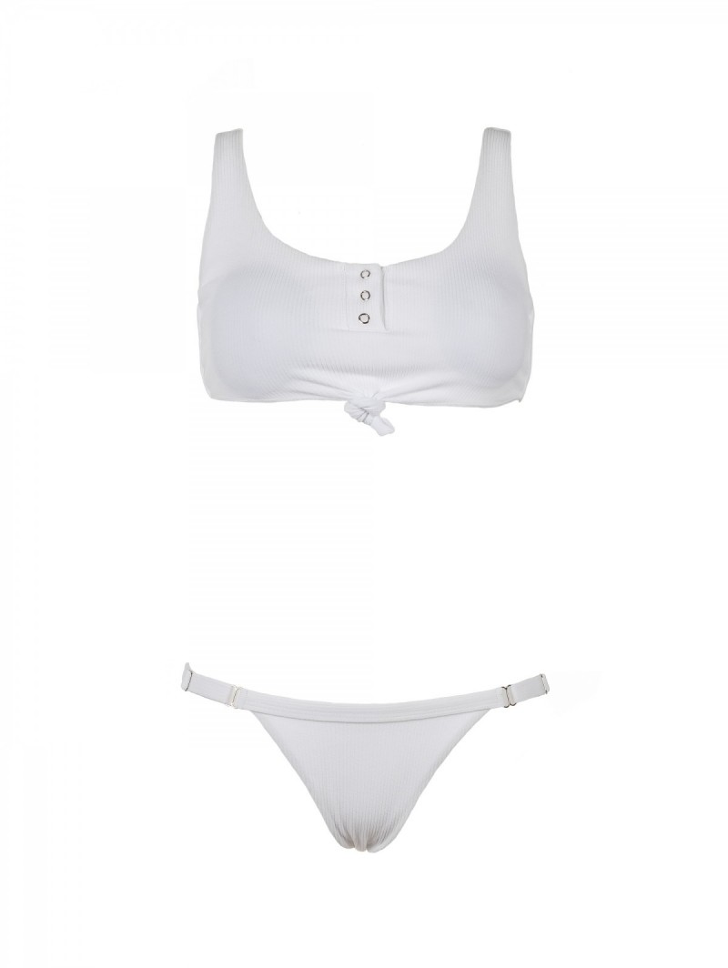 Σετ ριπ bikini με δέσιμο στο μπούστο