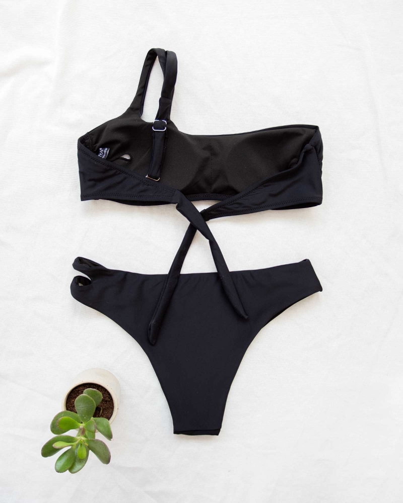 Σετ strapless bikini με έναν ώμο