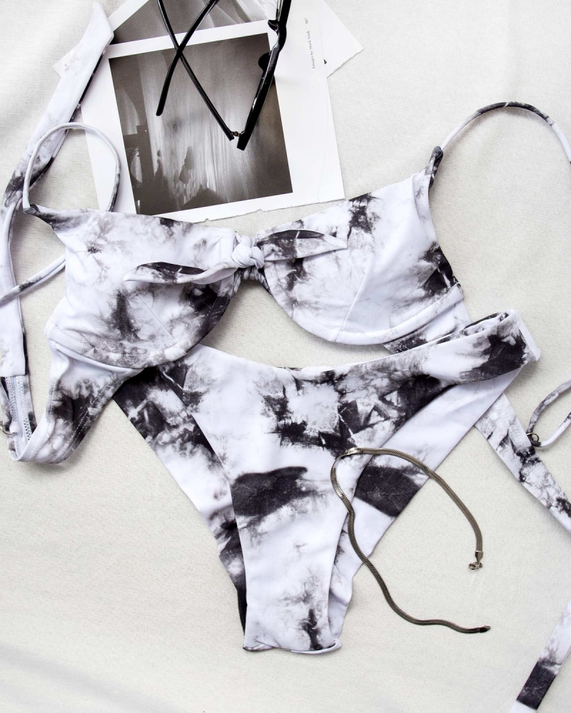 Σετ tie dye bikini