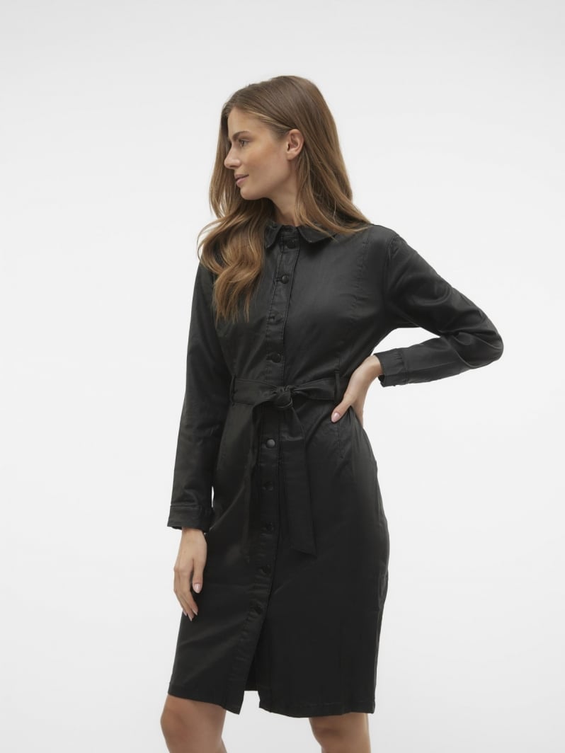 Φόρεμα δερματίνη με κουμπιά Vero Moda 10314000
