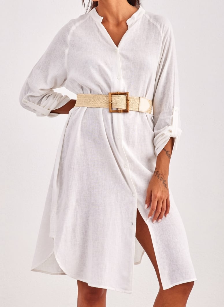 Shirt dress λινό ONLY 15316678
