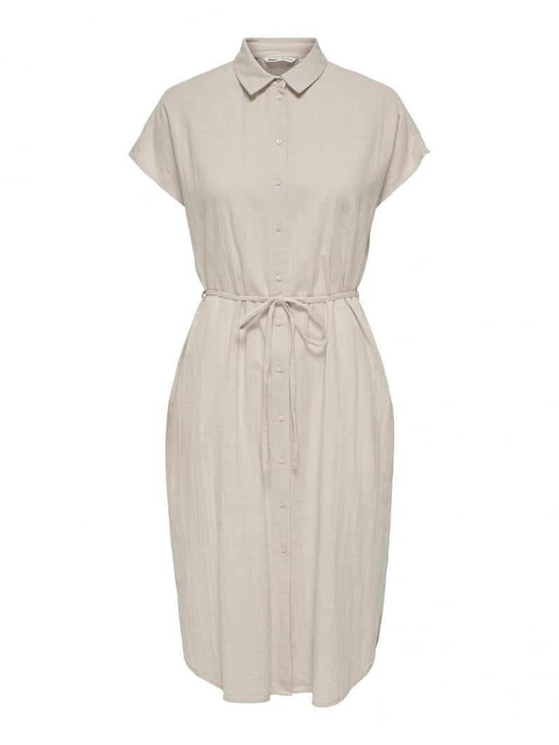 Shirt dress με δετό ζωνάκι ONLY 15320260