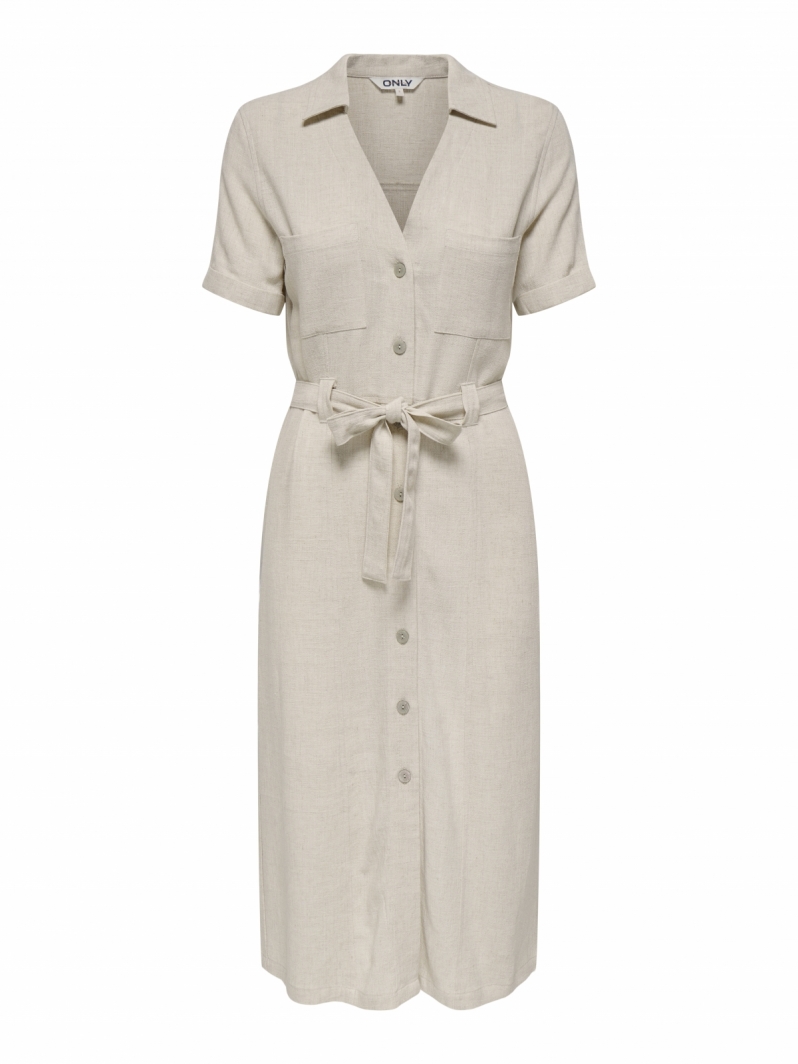 Shirtdress με λινό ONLY 15347210
