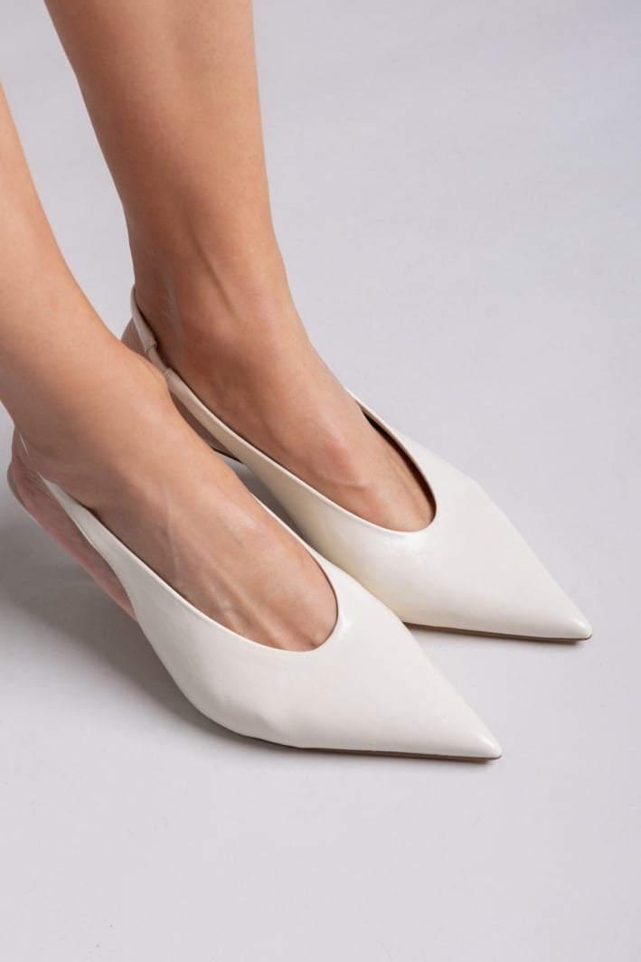 Slingback γόβες μυτερές CORINA
