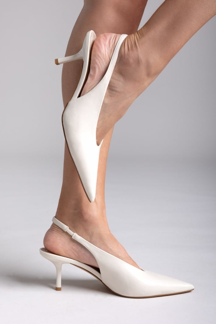 Slingback γόβες μυτερές CORINA