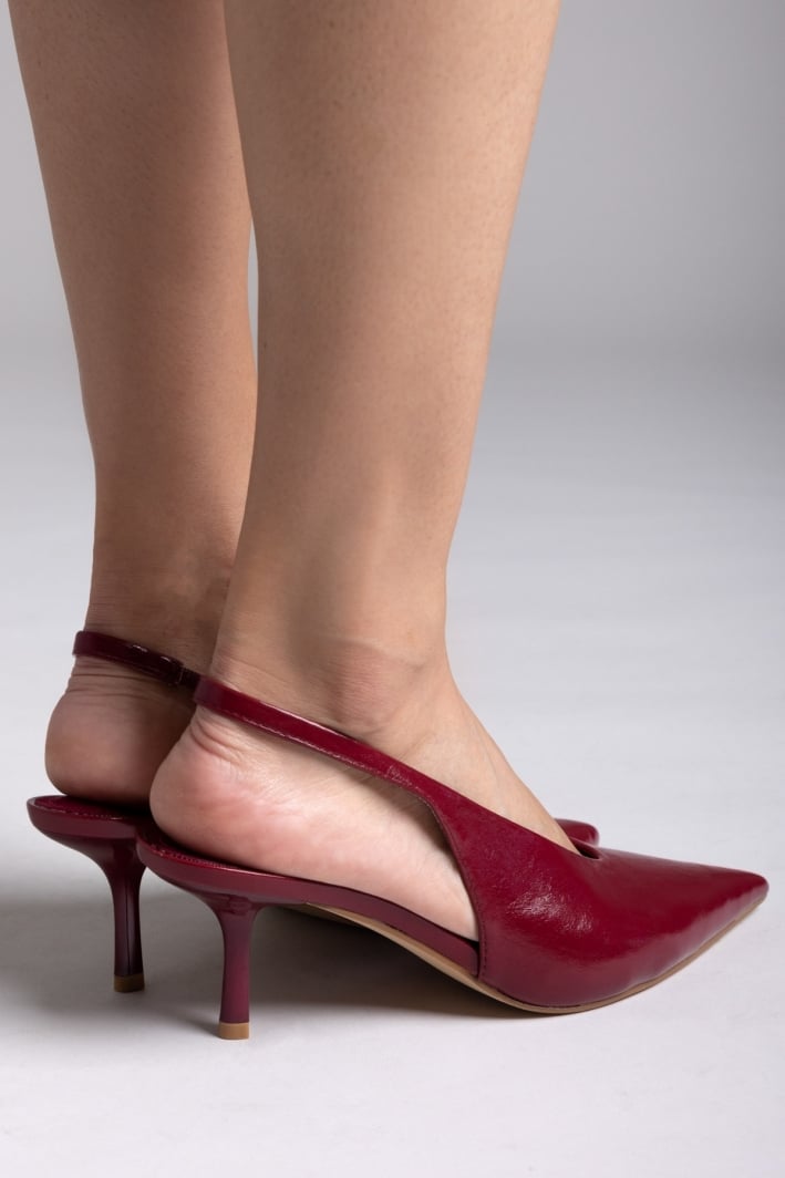 Slingback γόβες μυτερές CORINA