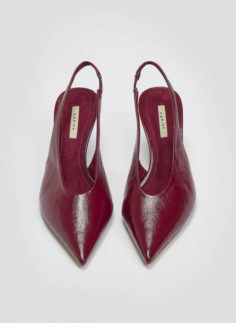 Slingback γόβες μυτερές CORINA