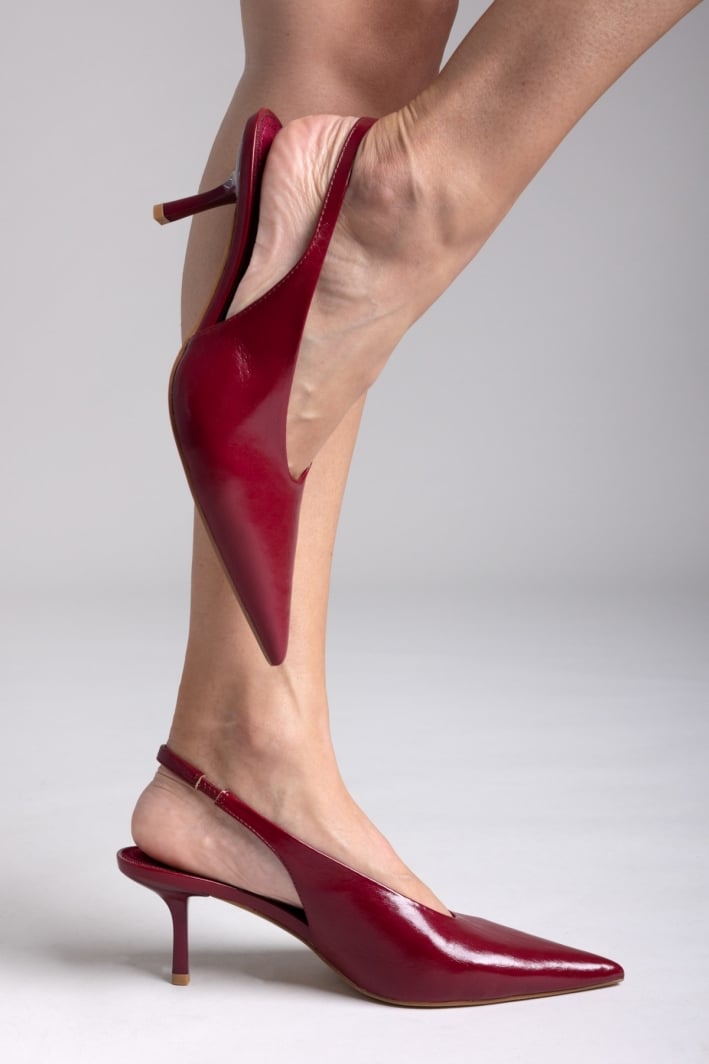 Slingback γόβες μυτερές CORINA
