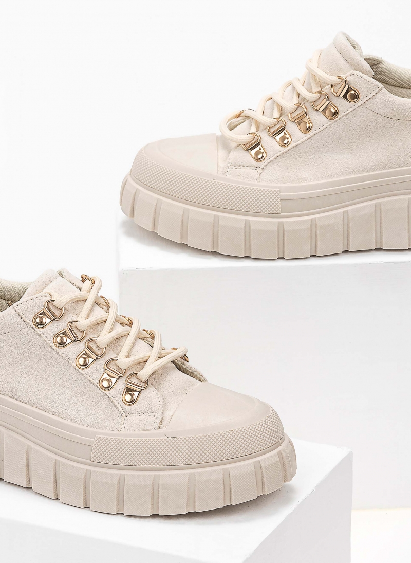 Sneakers chunky suede