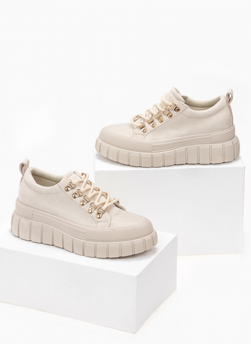 Sneakers chunky suede