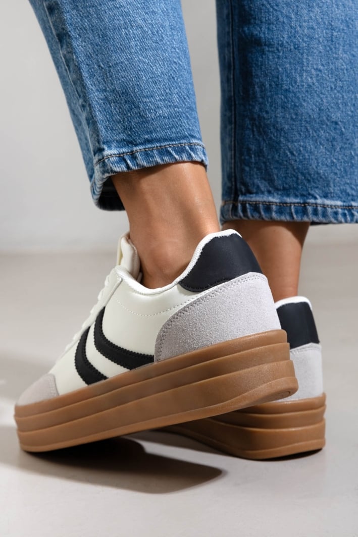 Sneakers flatforms με ψηλή σόλα ERYNN