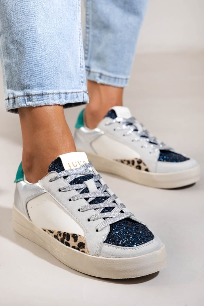 Sneakers με γκλίτερ ERYNN