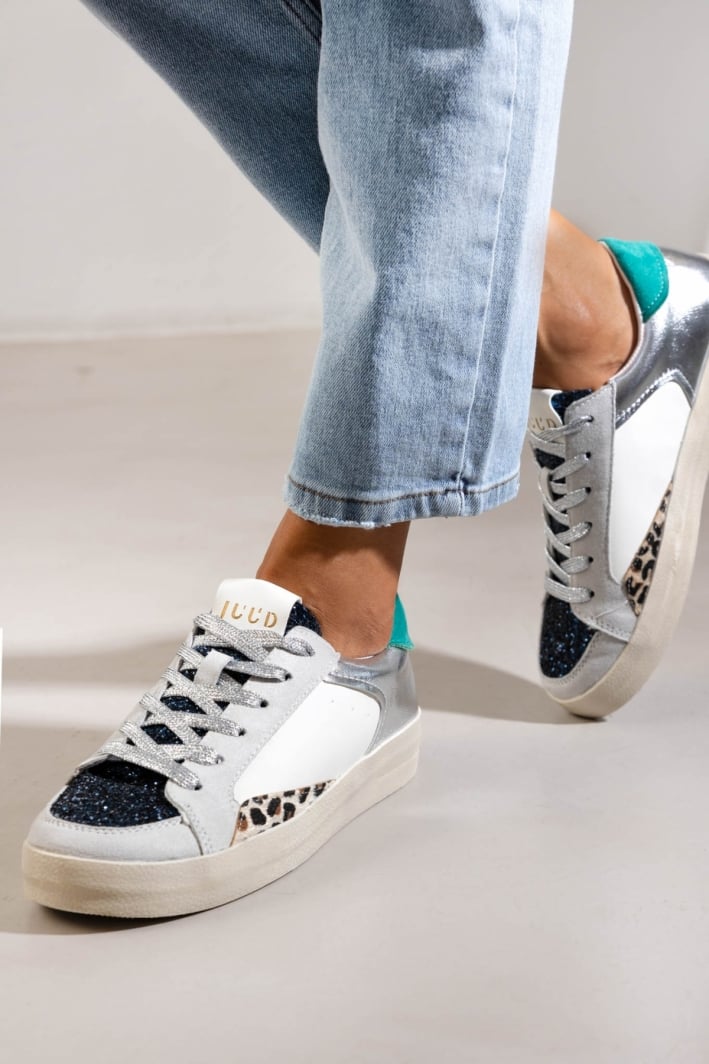 Sneakers με γκλίτερ ERYNN