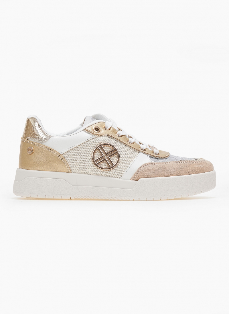 Sneakers flatform με glitter Xti 140968