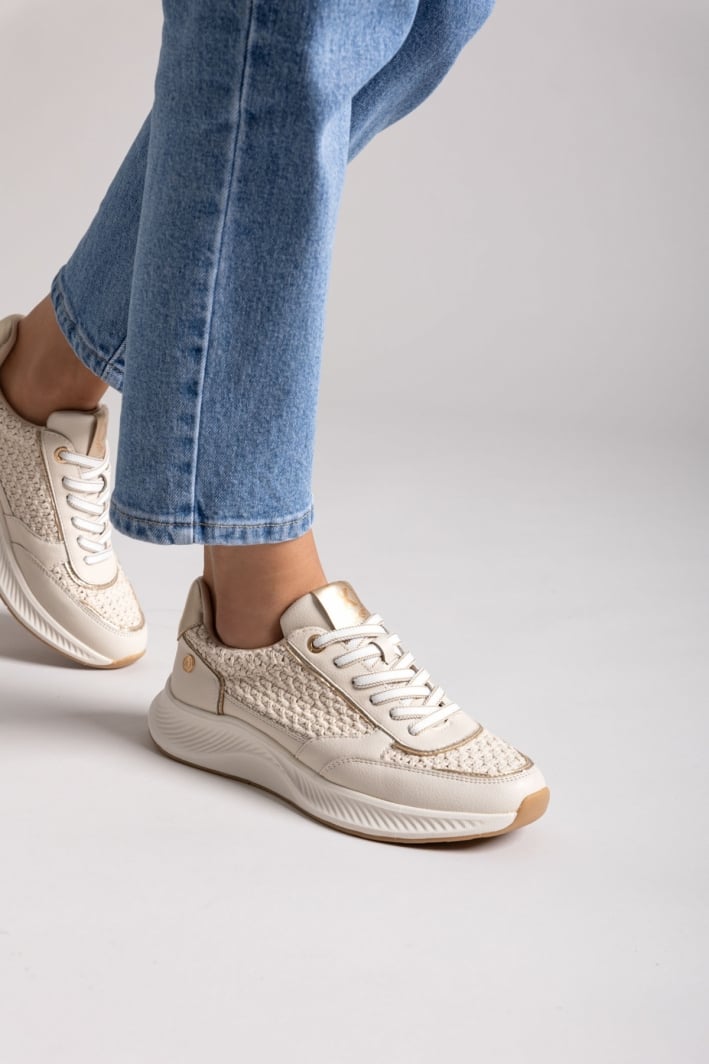 Sneakers με ψάθα Xti 143781