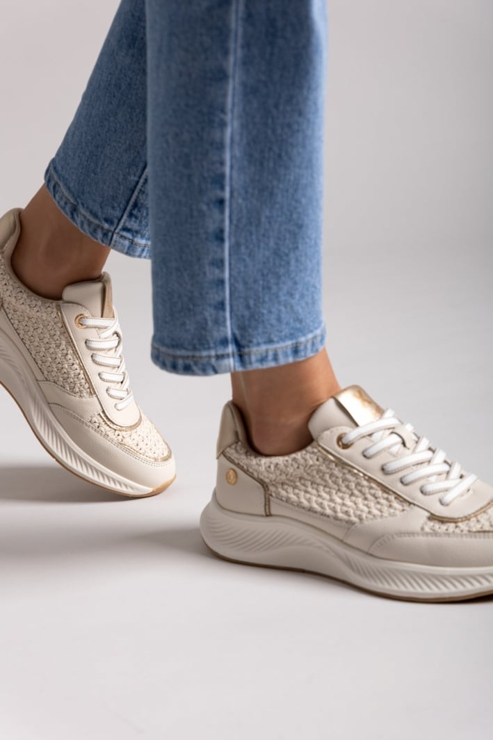 Sneakers με ψάθα Xti 143781