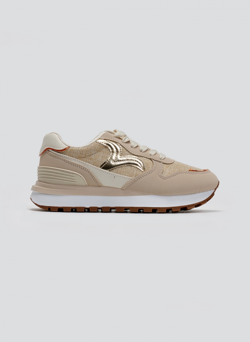 Sneakers με ψηλή σόλα ERYNN