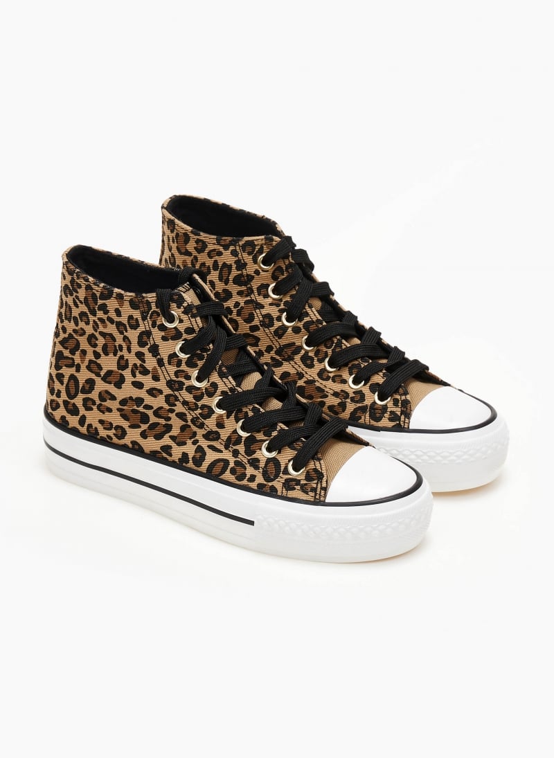 Sneakers μποτάκια πάνινα