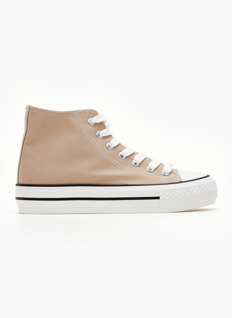 Sneakers μποτάκια πάνινα
