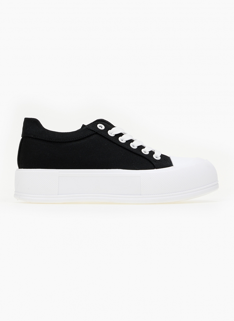 Sneakers πάνινα με διπλή σόλα