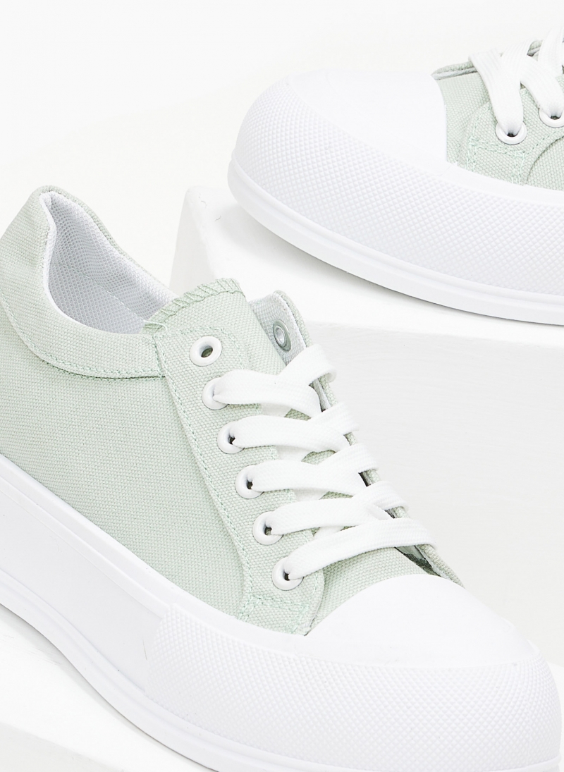 Sneakers πάνινα με διπλή σόλα