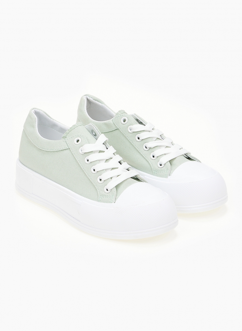 Sneakers πάνινα με διπλή σόλα