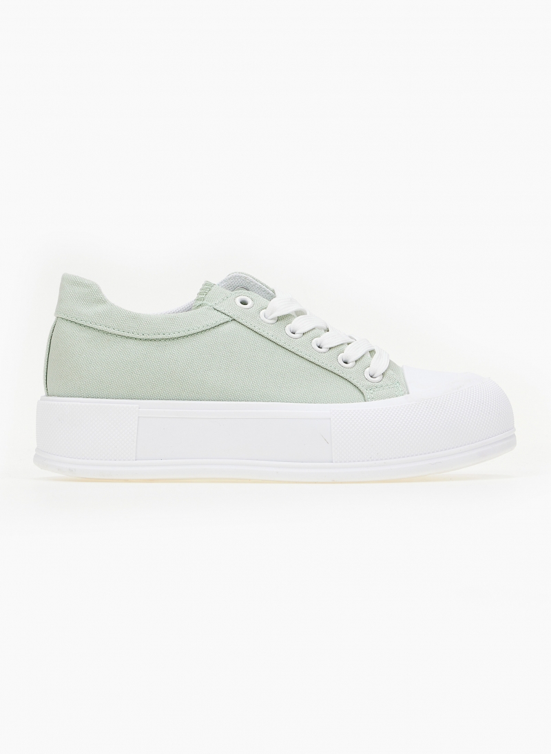 Sneakers πάνινα με διπλή σόλα