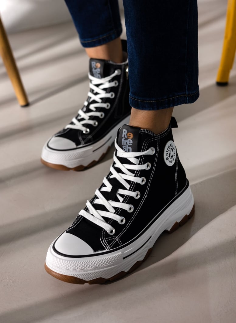 Sneakers πάνινα μποτάκια Refresh 171919