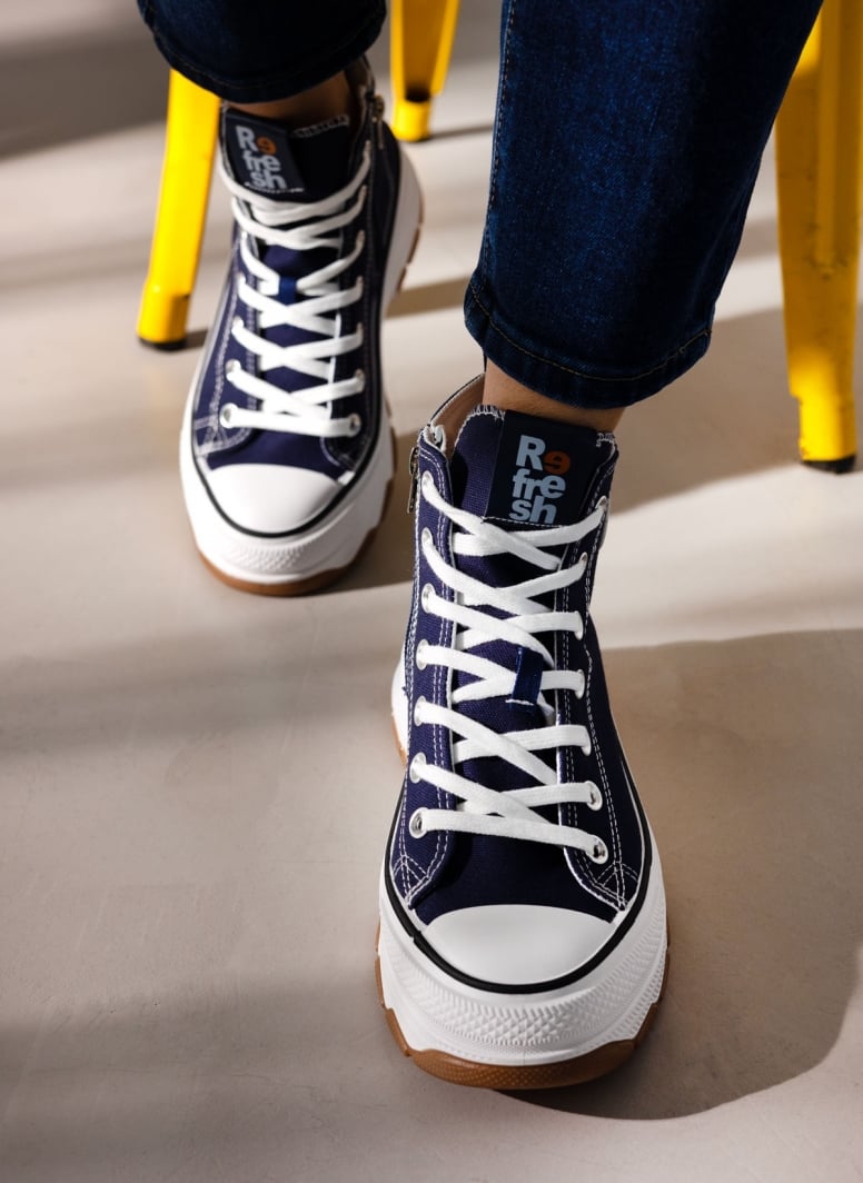 Sneakers πάνινα μποτάκια Refresh 171919