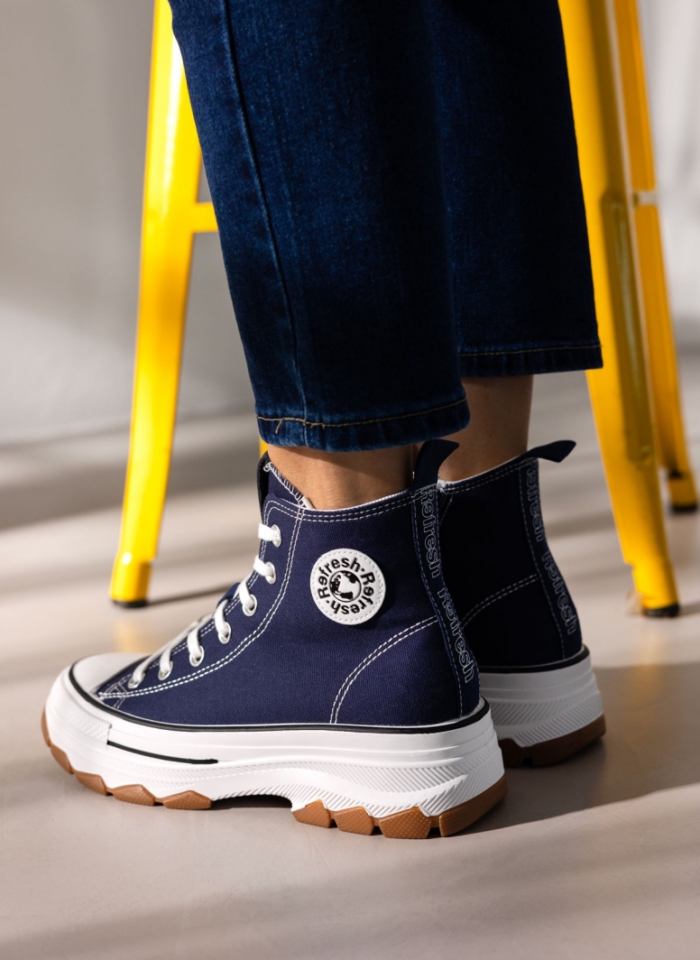 Sneakers πάνινα μποτάκια Refresh 171919