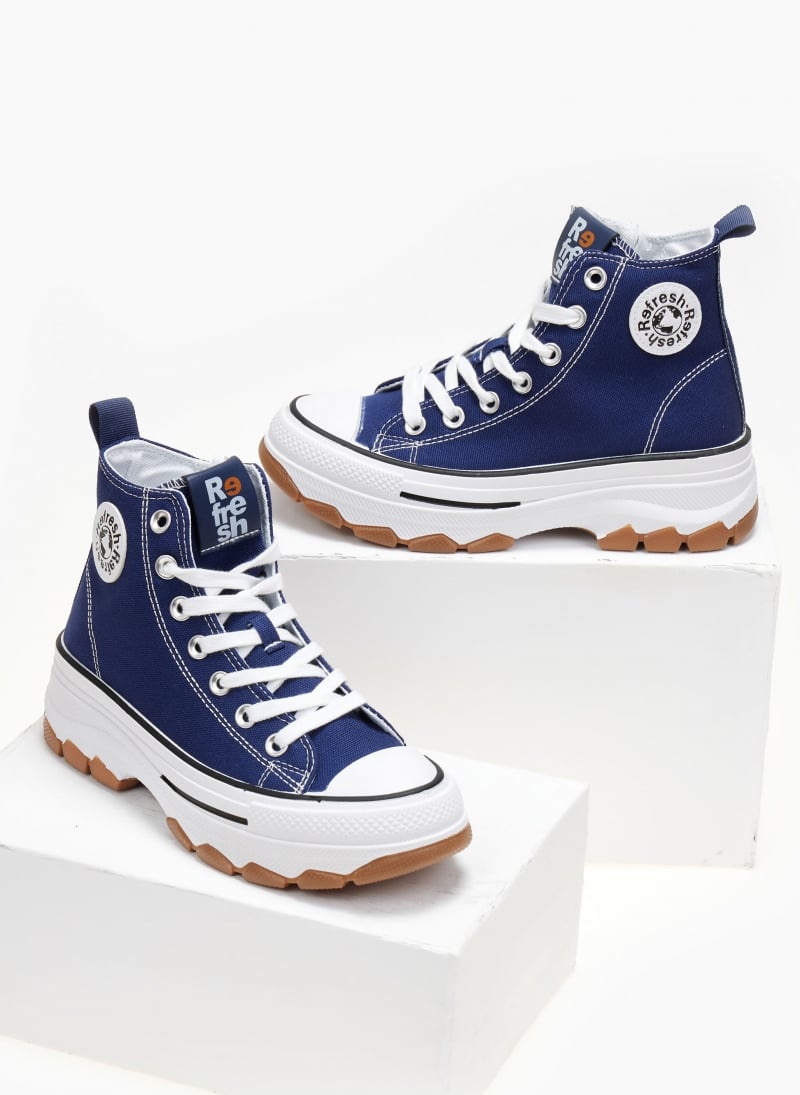 Sneakers πάνινα μποτάκια Refresh 171919