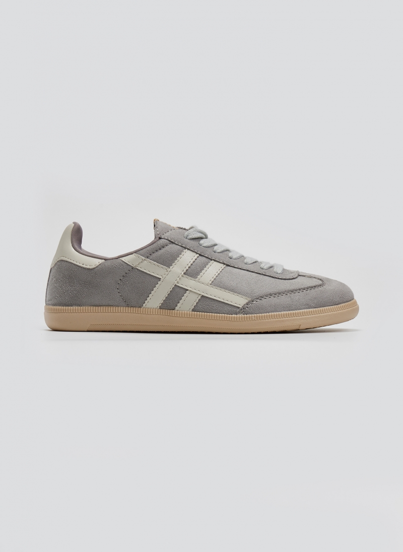 Sneakers suede με ρίγες CORINA